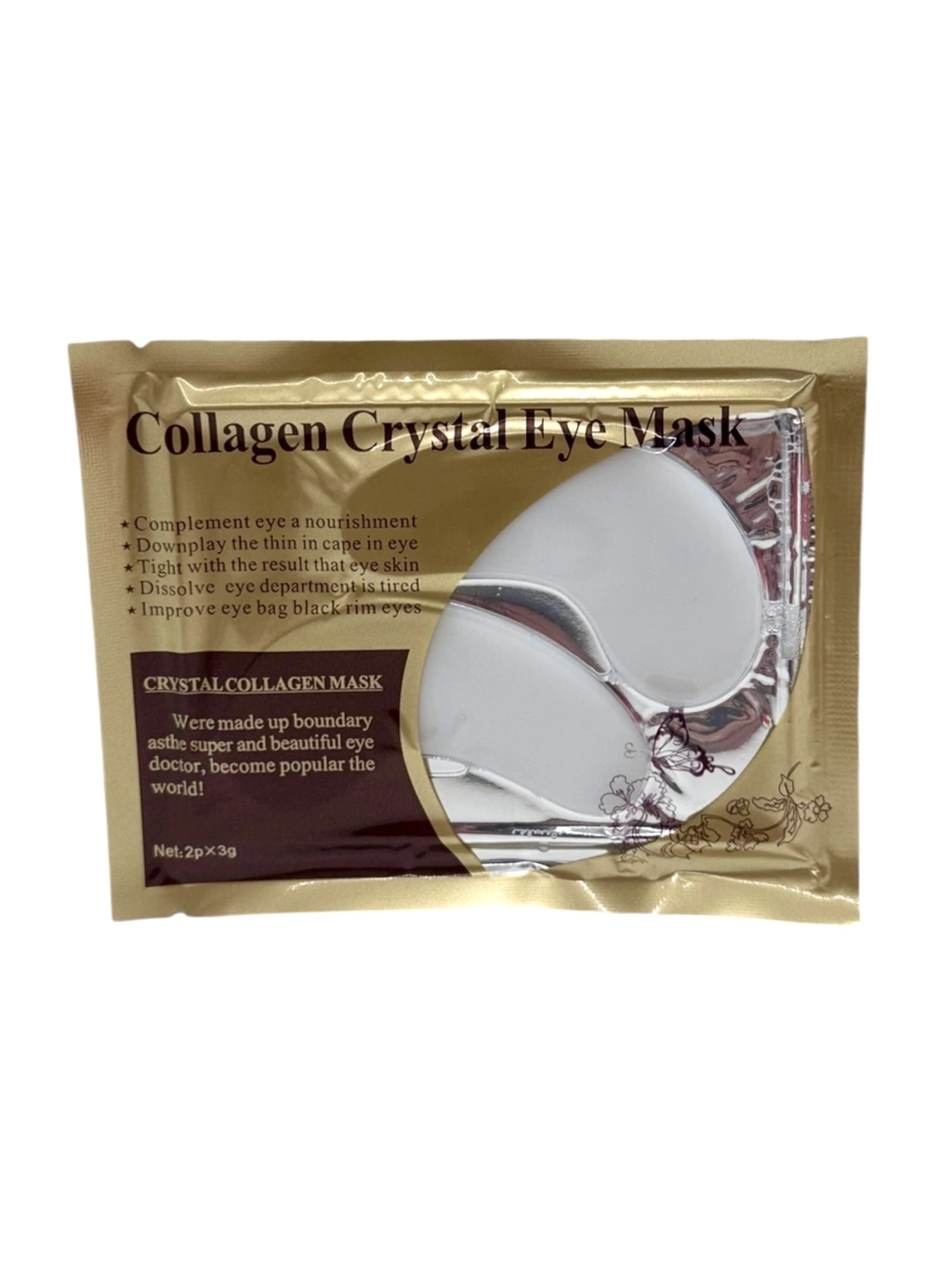 Mascarilla colageno para pomulos Crystal Eye